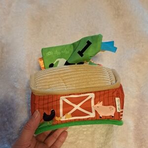 5/$25- Itzy Ritzy Farm Animal Learning Toy - Red, Green, Tan